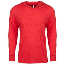 Next Level Unisex Vintage Red Triblend Long Sleeve Hoodie