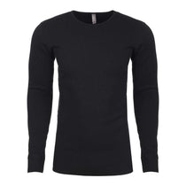 Next Level Men's Black Blended Thermal Tee