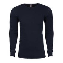 Next Level Men's Midnight Navy Blended Thermal Tee