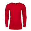 Next Level Men's Red Blended Thermal Tee