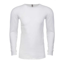 Next Level Men's White Blended Thermal Tee