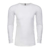 Next Level Men's White Blended Thermal Tee