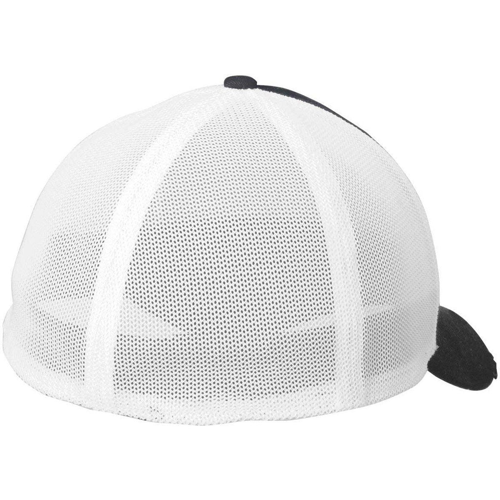 New Era Black/Graphite/White Vintage Mesh Cap