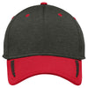 New Era Scarlet/Black Shadow Heather Shadow Stretch Heather Colorblock Cap