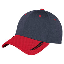 New Era Scarlet/Navy Shadow Heather Shadow Stretch Heather Colorblock Cap