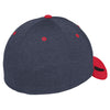 New Era Scarlet/Navy Shadow Heather Shadow Stretch Heather Colorblock Cap