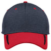 New Era Scarlet/Navy Shadow Heather Shadow Stretch Heather Colorblock Cap