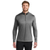 Nike Men's Black Heather Half Zip Cover-Up