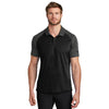 Nike Men's Black/Anthracite Dry Raglan Polo