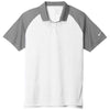 Nike Men's White/Cool Grey Dry Raglan Polo