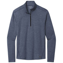 OGIO Men's Blue Indigo Heather Endurance Force Quarter Zip
