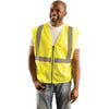 OccuNomix Men's Yellow High Visibility Classic Mesh Standard Safety Vest