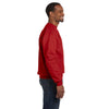 Hanes Men's Deep Red 7.8 oz. EcoSmart 50/50 Fleece Crew
