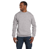 Hanes Men's Light Steel 7.8 oz. EcoSmart 50/50 Fleece Crew
