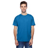 Hanes Men's Neon Blue Heather 4.5 oz. X-Temp Performance T-Shirt