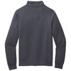 Port & Company Men's Heather Navy Core Fleece Cadet Full-Zip Sweatshirt