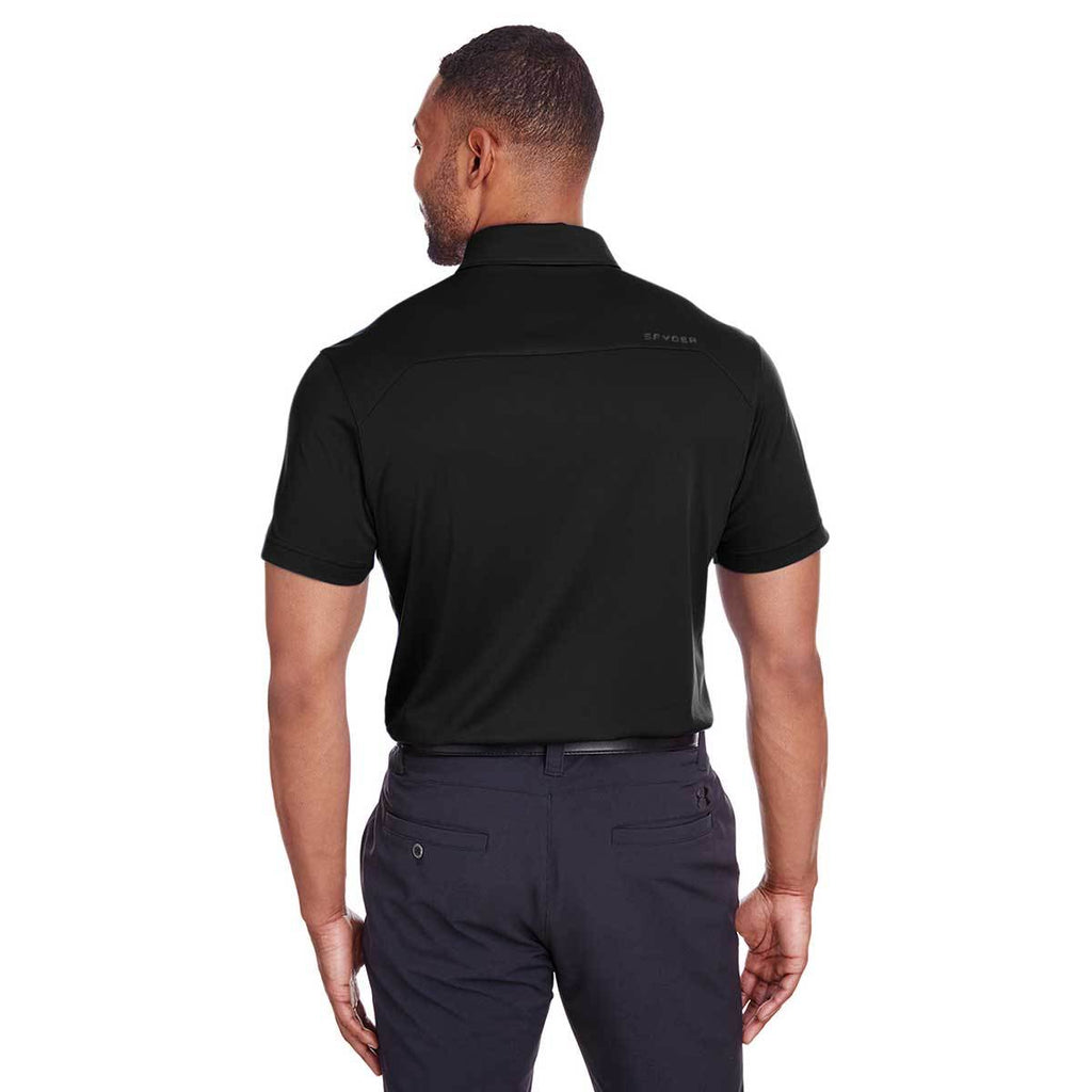 Spyder Men's Black Freestyle Polo