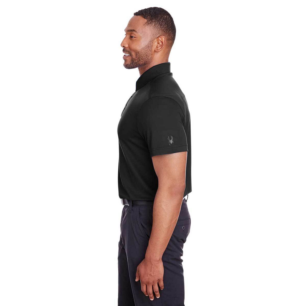 Spyder Men's Black Freestyle Polo
