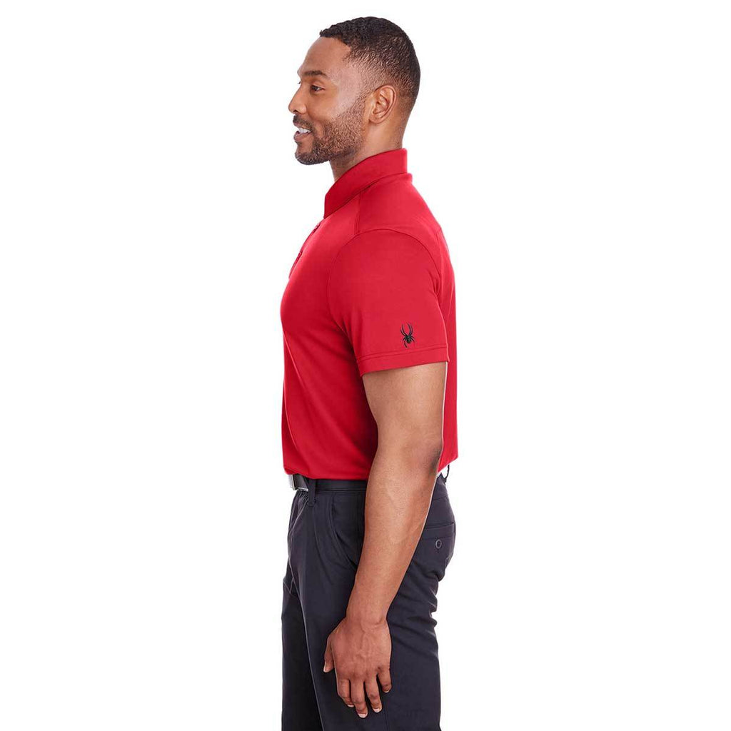 Spyder Men's Red Freestyle Polo