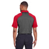 Spyder Men's Black Heather/Red Peak Polo