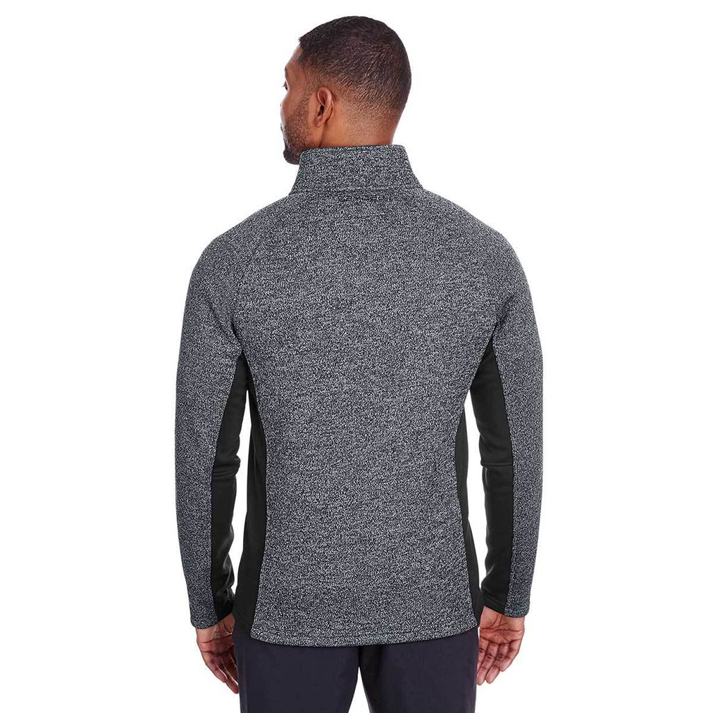 Spyder Men's Black Heather/Black Constant Half-Zip Sweater