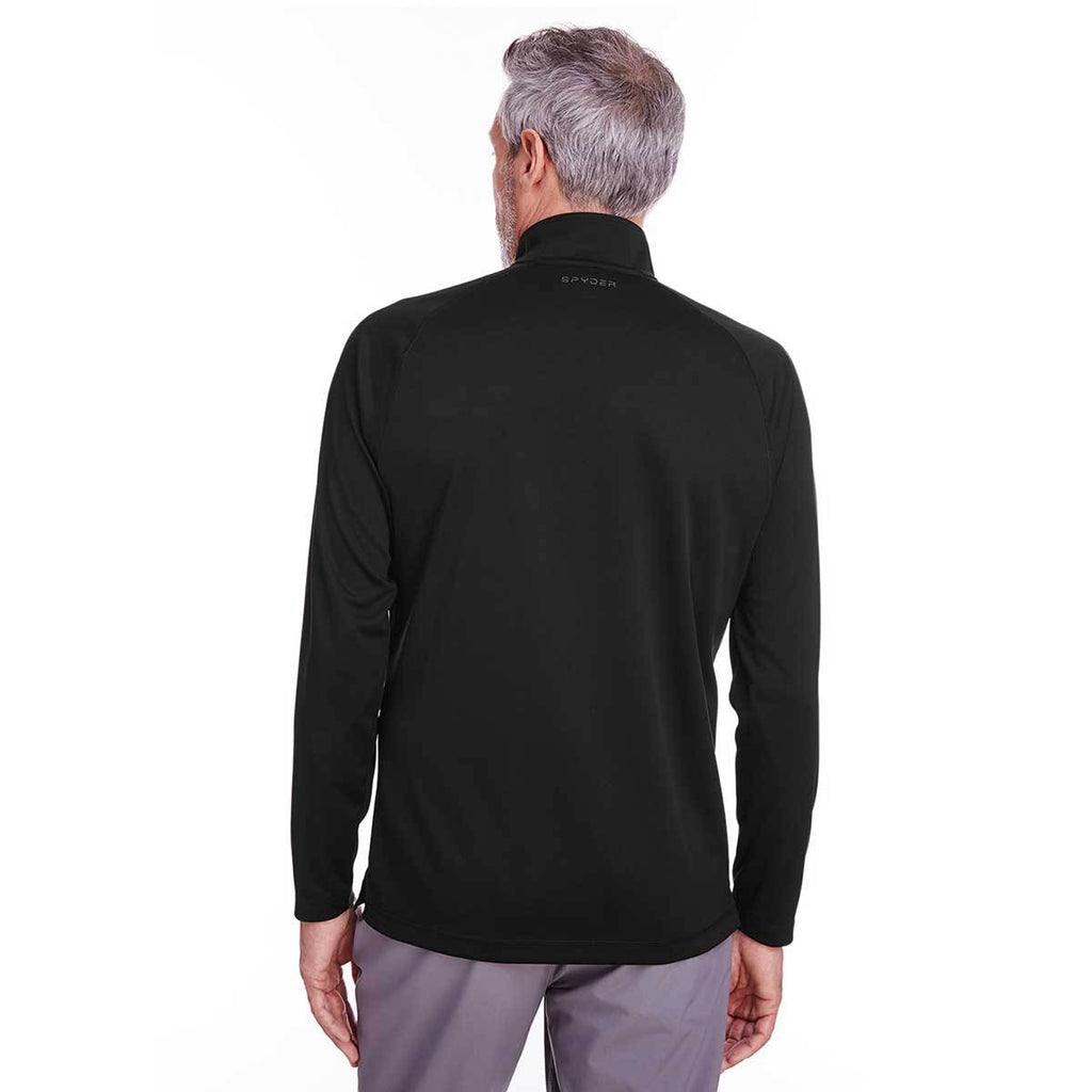 Spyder Men's Black Freestyle Half-Zip Pullover