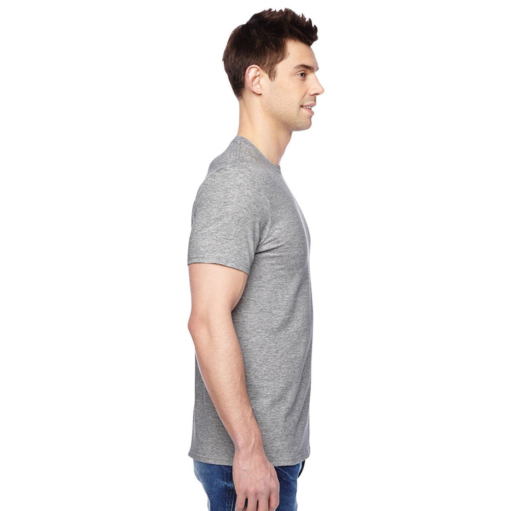 Fruit of the Loom Men's Athletic Heather 4.7 oz. Sofspun Jersey Crew T-Shirt
