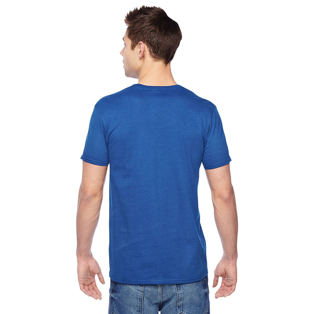 Fruit of the Loom Men's Royal 4.7 oz. Sofspun Jersey Crew T-Shirt