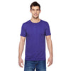 Fruit of the Loom Men's Purple 4.7 oz. Sofspun Jersey Crew T-Shirt