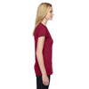 Fruit of the Loom Women's Cardinal 4.7 oz. Sofspun Jersey Junior V-Neck T-Shirt