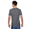 Fruit of the Loom Men's Charcoal Grey 4.7 oz Sofspun Jersey V-Neck T-Shirt