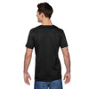 Fruit of the Loom Men's Black 4.7 oz Sofspun Jersey V-Neck T-Shirt