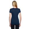 Fruit of the Loom Women's J Navy 4.7 oz Sofspun Jersey Junior Crew T-Shirt