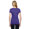 Fruit of the Loom Women's Purple 4.7 oz Sofspun Jersey Junior Crew T-Shirt
