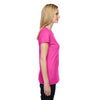 Fruit of the Loom Women's Cyber Pink 4.7 oz Sofspun Jersey Junior Crew T-Shirt