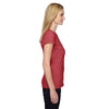 Fruit of the Loom Women's Brick Heather 4.7 oz Sofspun Jersey Junior Crew T-Shirt