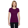 Fruit of the Loom Women's Wild Plum 4.7 oz Sofspun Jersey Junior Crew T-Shirt