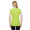 Fruit of the Loom Women's Citrus Green 4.7 oz Sofspun Jersey Junior Crew T-Shirt