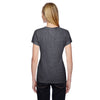 Fruit of the Loom Women's Charcoal Heather 4.7 oz Sofspun Jersey Junior Crew T-Shirt