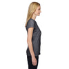 Fruit of the Loom Women's Charcoal Heather 4.7 oz Sofspun Jersey Junior Crew T-Shirt