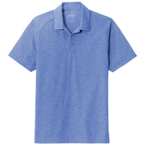 Sport-Tek Men's True Royal Heather PosiCharge Tri-Blend Wicking Polo
