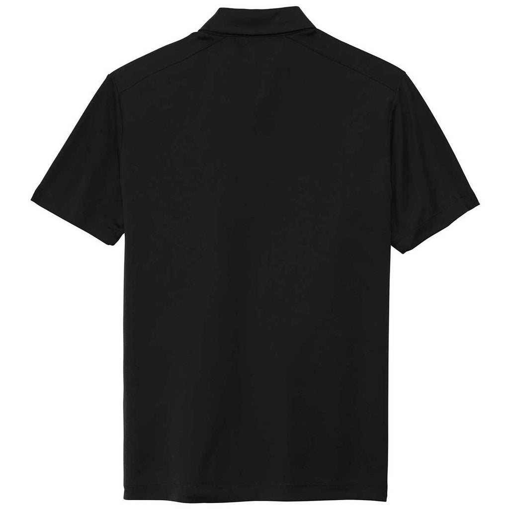 Sport-Tek Men's Black Posi-UV Pro Polo