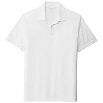Sport-Tek Men's White Posi-UV Pro Polo