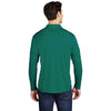 Sport-Tek Men's Marine Green Posi-UV Pro Long Sleeve Polo