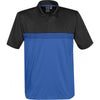 Stormtech Men's Azure Blue/Black Equinox Performance Polo