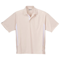 Elevate Men's Stone/White Mitica Short Sleeve Polo