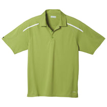 Elevate Men's Dark Citron Green/White Nyos Short Sleeve Polo
