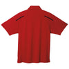 Elevate Men's Vintage Red/Black Nyos Short Sleeve Polo