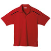 Elevate Men's Vintage Red/Black Nyos Short Sleeve Polo