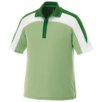 Elevate Men's Green Tea/Juniper/White Vesta Short Sleeve Polo
